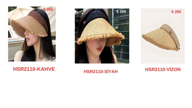 Wholesale Straw Hats - İstanbul Mayo