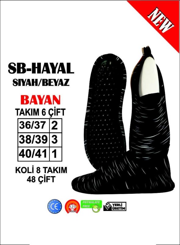 Plaj Tipi Deniz Ayakkabısı (T7774) - İstanbul Deniz Ayakkabısı