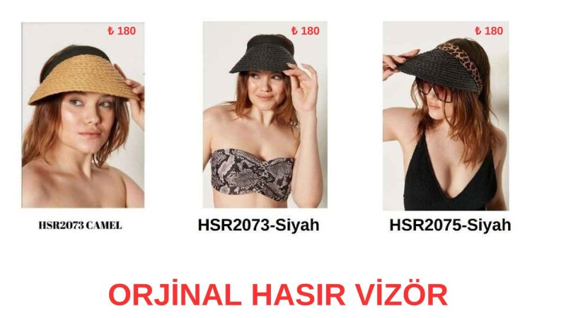 أكبر تاجر جملة لقبعات القش في تركيا - Istanbul Beachwear