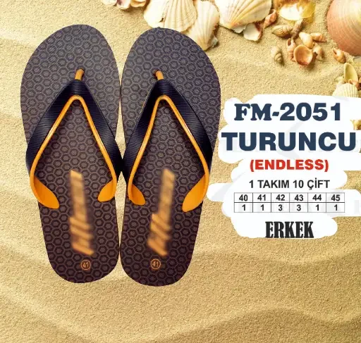 Şık Toptan Unisex Plaj Terliği - 2026 Sezonu (T8163) - İstanbul Plaj Terliği