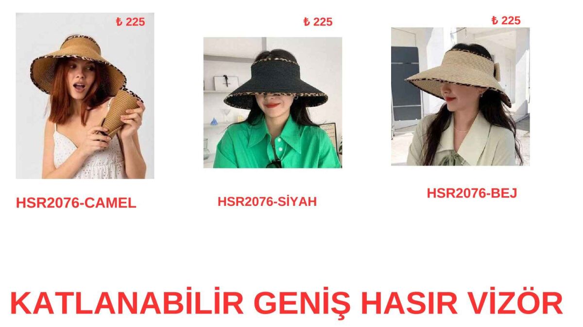Toptan Hasır Şapka - 1