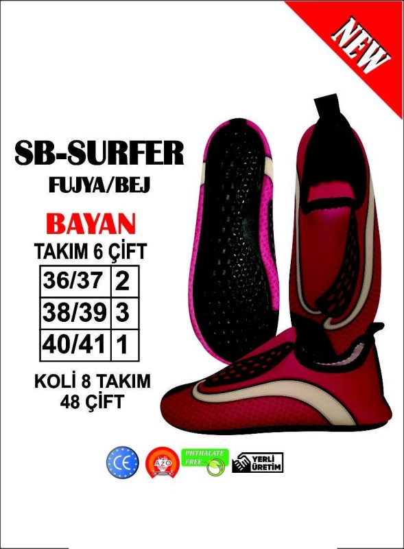 Özel Tasarım Deniz Ayakkabısı (T7781) - İstanbul Deniz Ayakkabısı