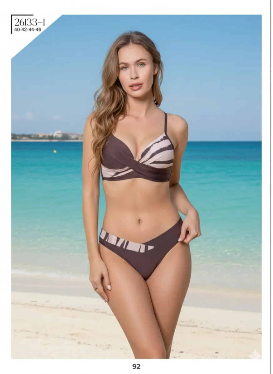 Toptan Kruvaze Form Bikini - 1