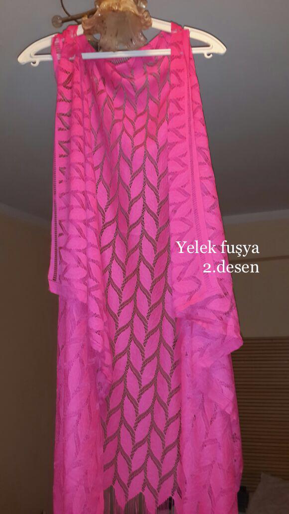 Toptan Dantel Yelek Stil Plaj Elbisesi Pareo T5861 - 6