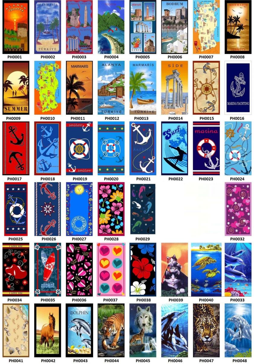 Toptan Plaj Havlusu / Beach Towel - 1
