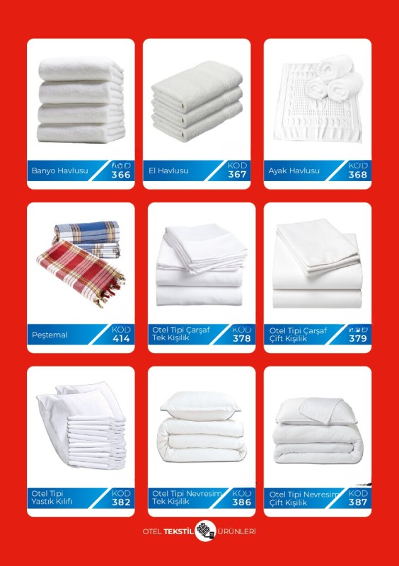 Otel Buklet || Hotel Guest Amenities - İstanbul Otel Malzemeleri